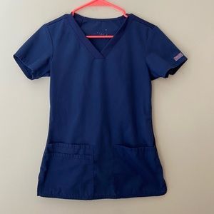 CLOSEOUT SALE!! Cherokee Navy Blue Scrub Shirt